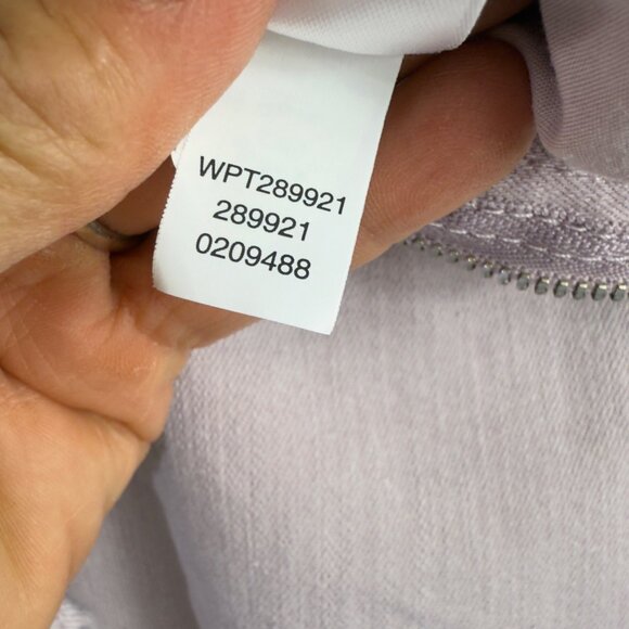 J. Jill High-Rise Straight Leg Crop Lavender Denim 10R Raw Hemmed Stretch Casual - Picture 7 of 14